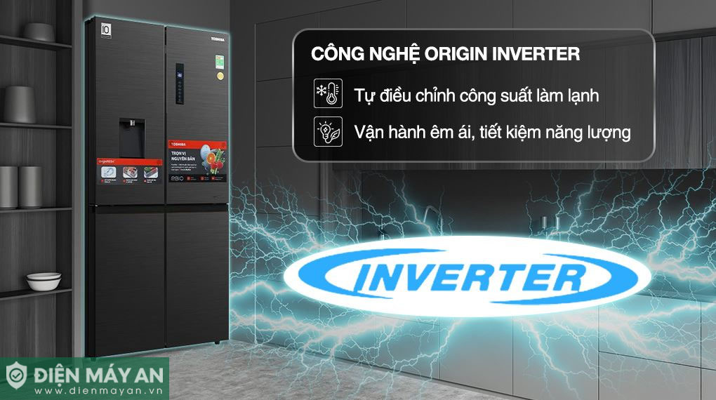 Tủ Lạnh Toshiba Inverter 471 lít Multi Door GR-RF606WI-PMV(60)-AG